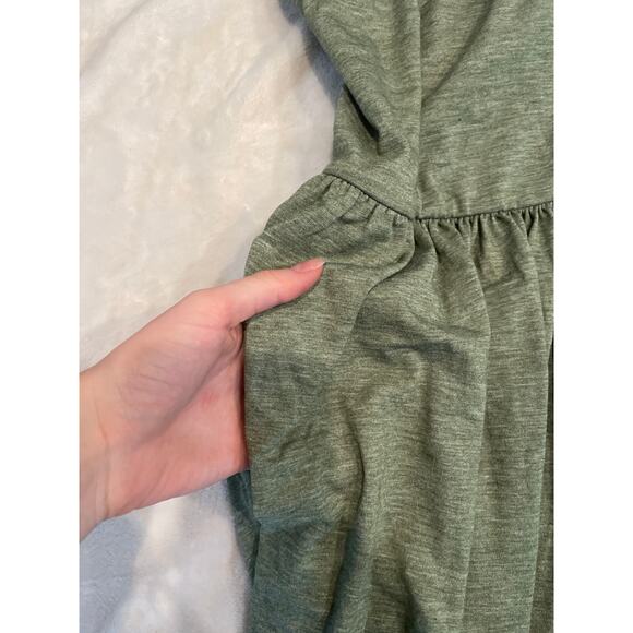 HALARA U Neck Harem Casual Jumpsuit with Pockets-Easy Peezy Edition Medium Green - Picture 3 of 6